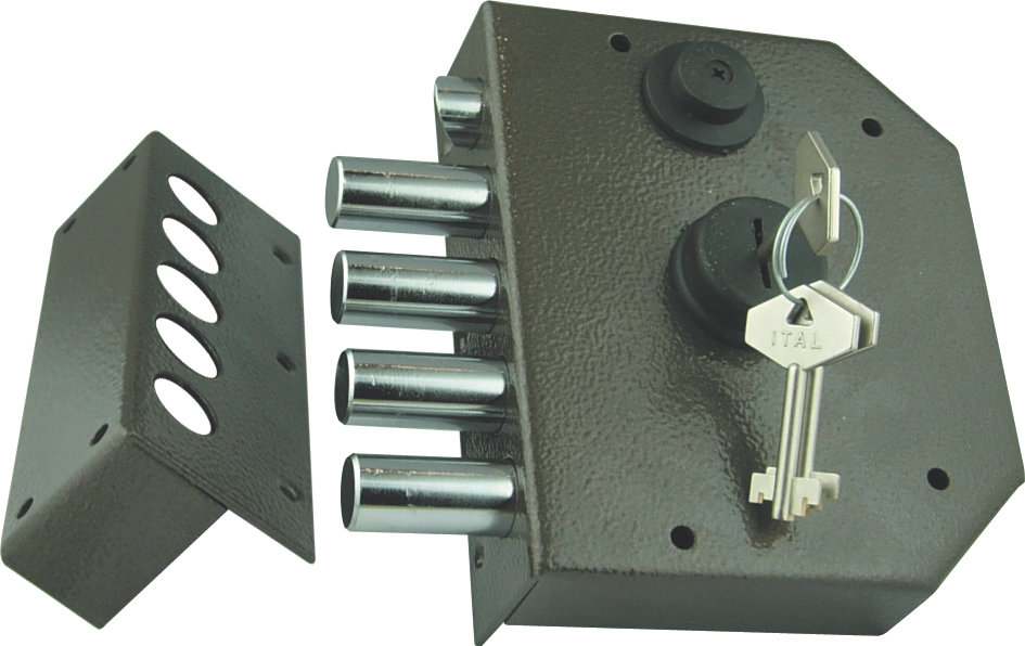 Icsa Locks & Cylinders Lockset Security Gate Lock 704 “icsa-Italy” Security Lock Hardware Premium Hardware for Door Cabinet Window Furniture and Inter